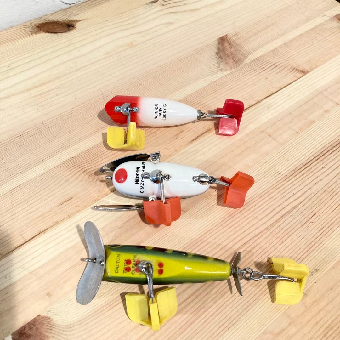 オールドヘドン　ルアー　ヴィンテージスピニングリール　まとめて