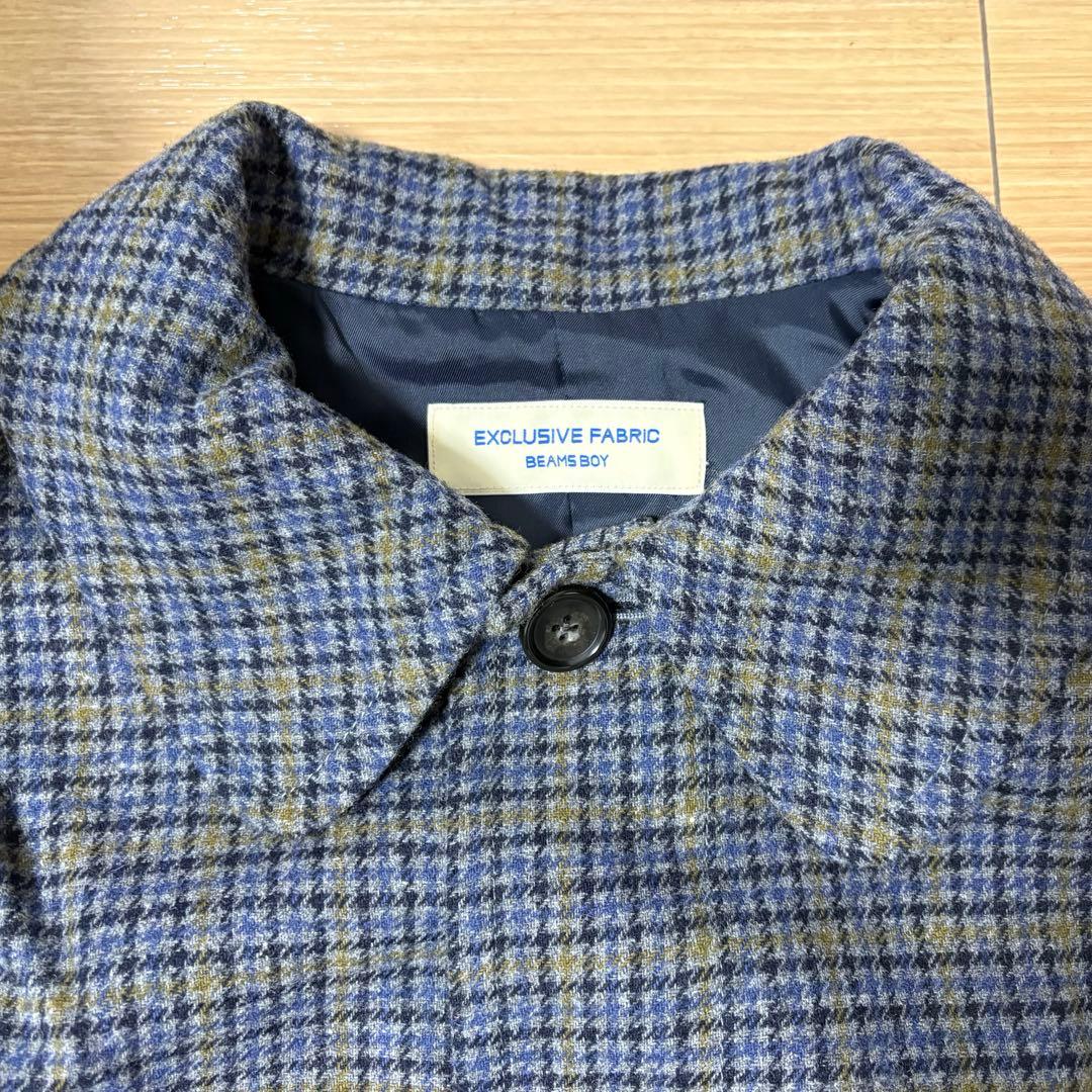 【新品/7日まで値下げ】BEAMS BOY ガンクラブ　チェックコート