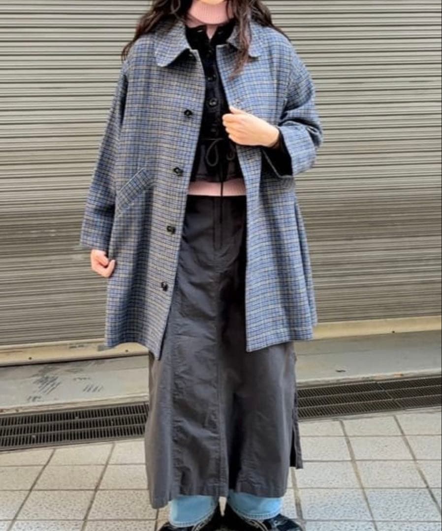 【新品/7日まで値下げ】BEAMS BOY ガンクラブ　チェックコート