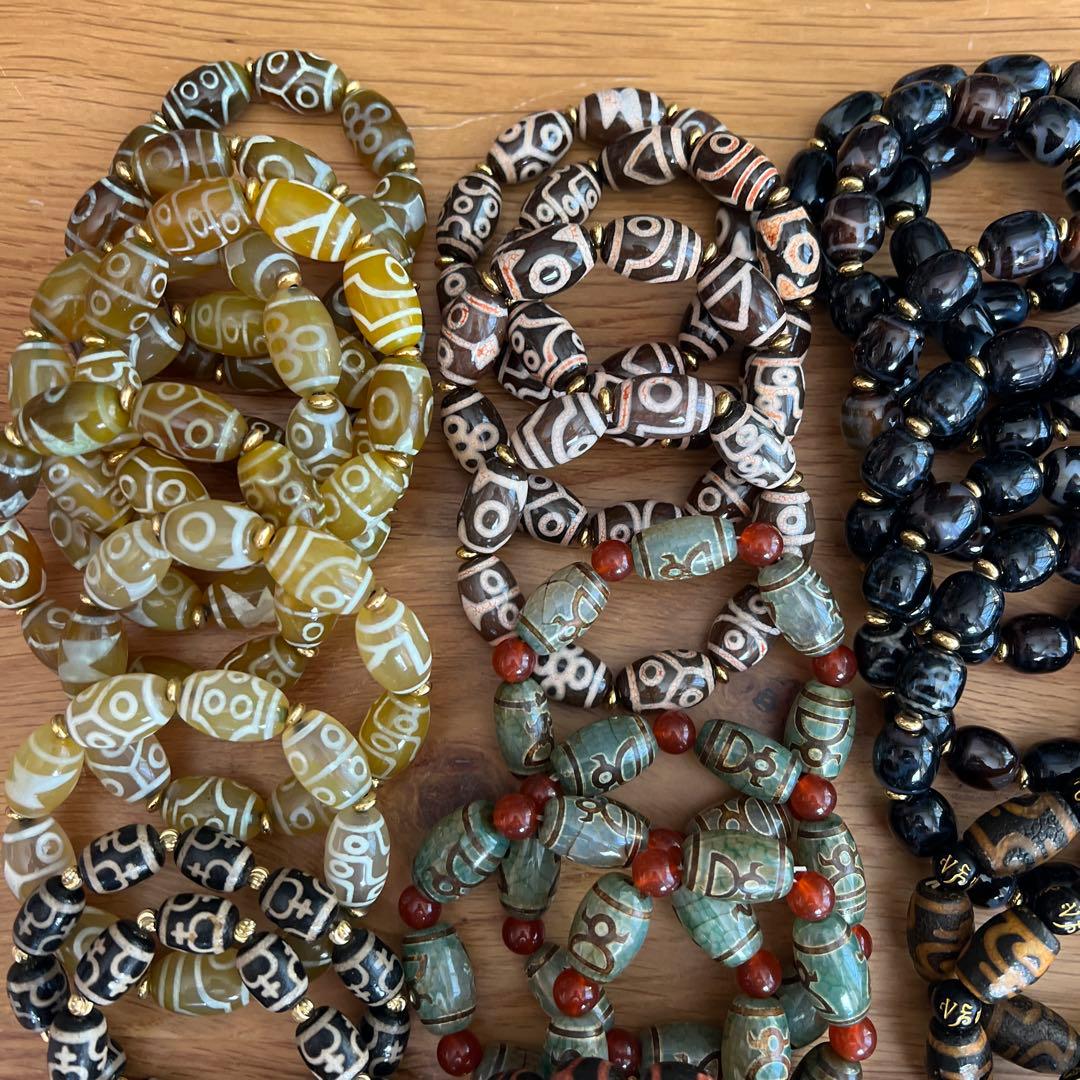 天珠ブレスレットセット①48個