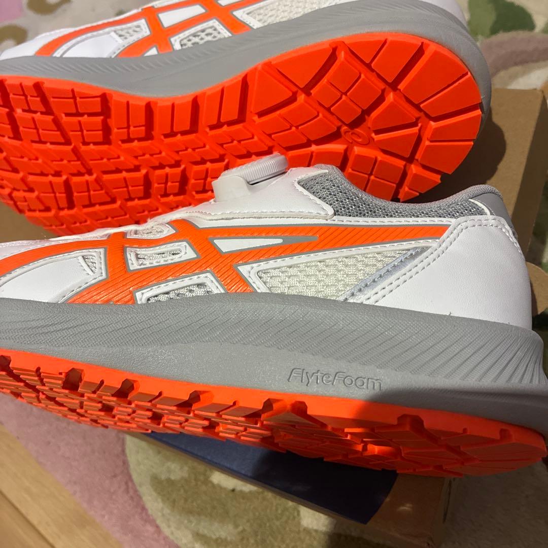 アシックス ダイヤル式安全靴　ワーキングシューズ（普通作業用靴）新品 25.5