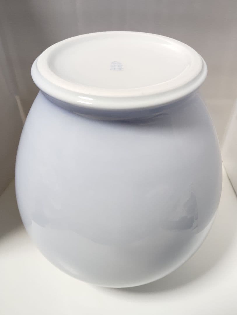 深川製磁　極美品　紫陽花小鳥文　花瓶