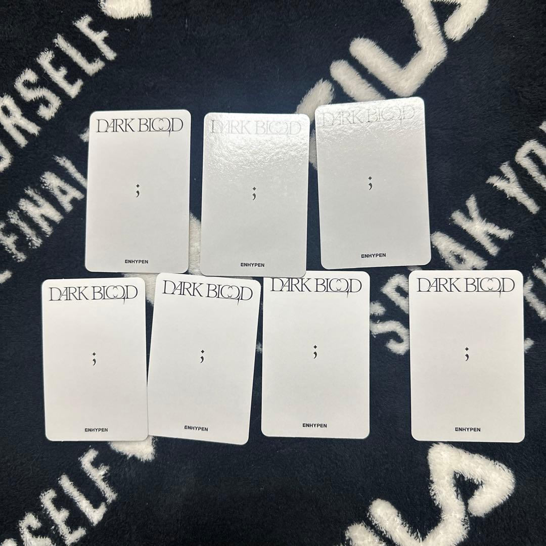 ENHYPEN DARKBLOOD shopee トレカ トレカ セット 7枚