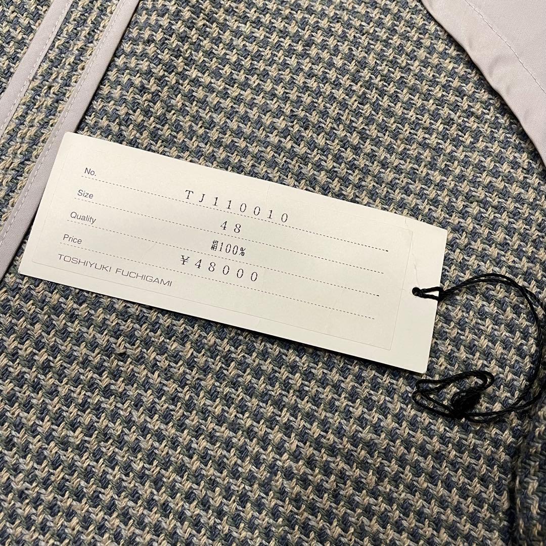 80-90s Dead stock　Pure Silk Tweed Setup