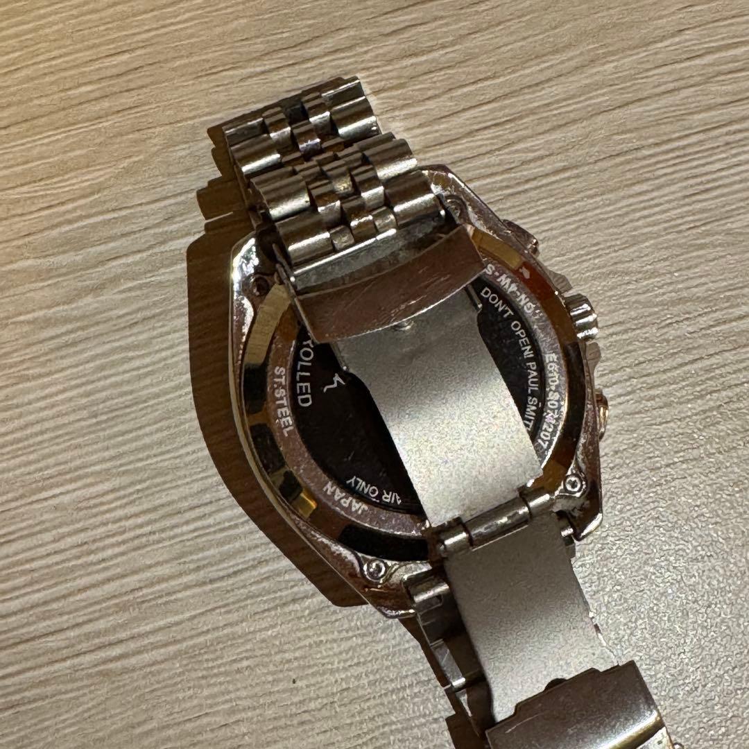 激レア✨ポールスミス PaulSmith 電波ソーラー メンズ腕時計 クロノ