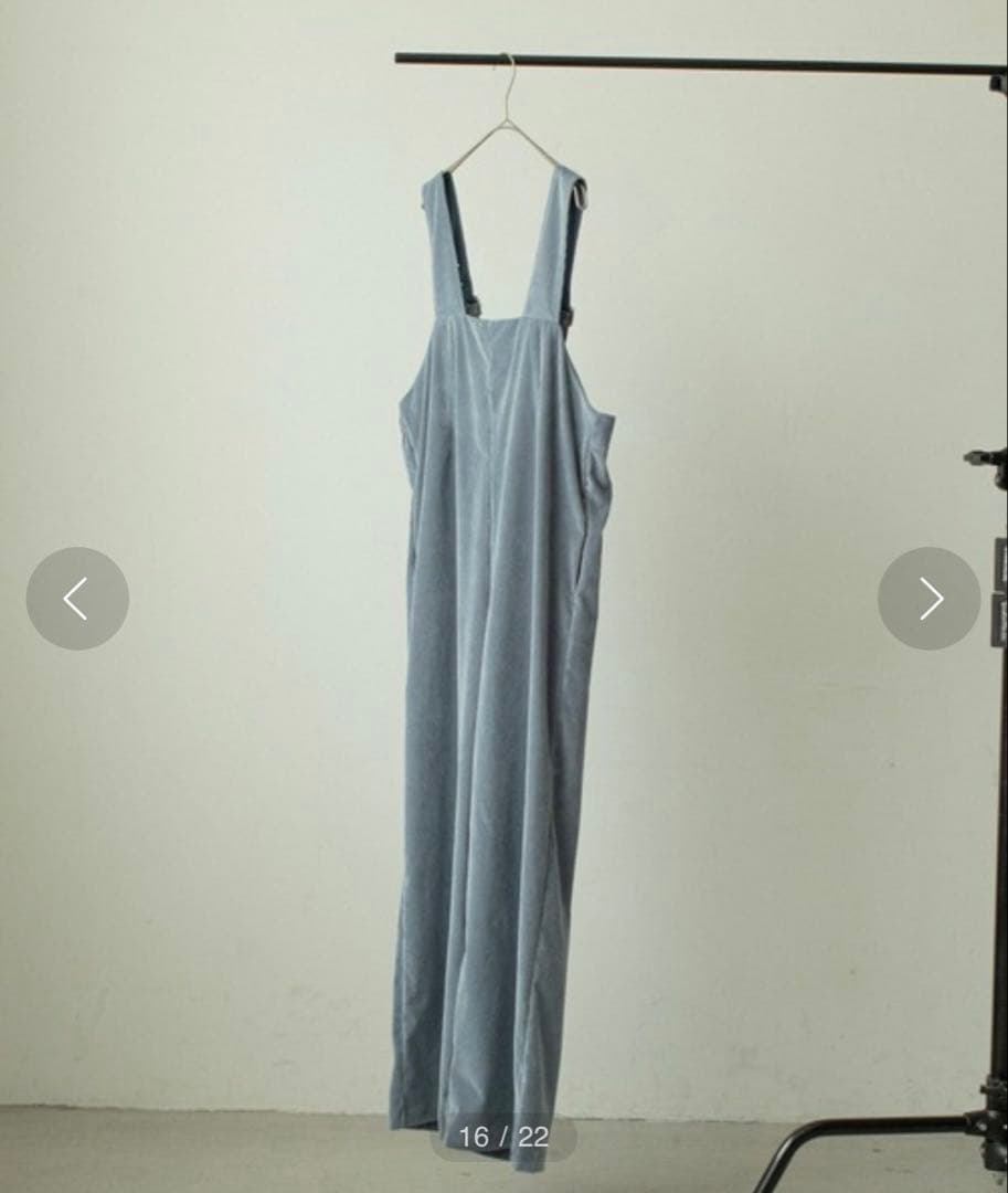 【Audrey and John Wad by 金子三記】コーデュロイサロペット