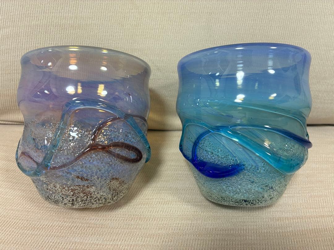 宙吹ガラス工房 虹の逸品― オーロラグラス ―