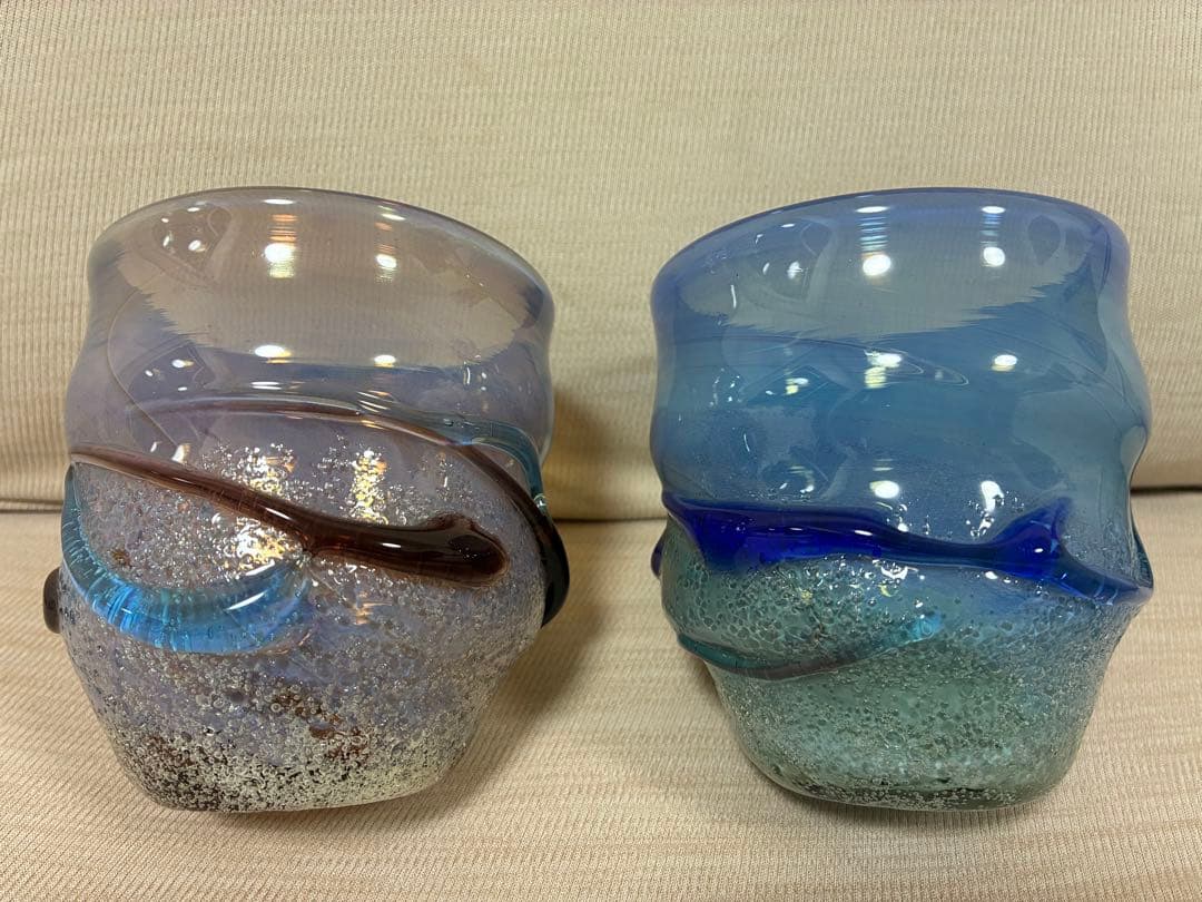 宙吹ガラス工房 虹の逸品― オーロラグラス ―