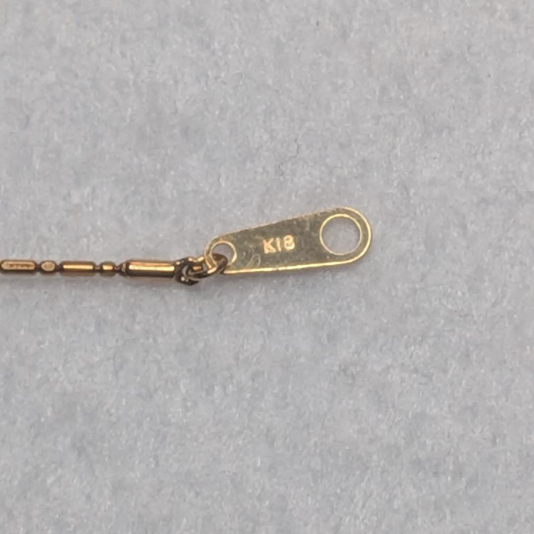 K18YG アコヤ真珠ゴールデンカラー(トリート) オメガネックレス