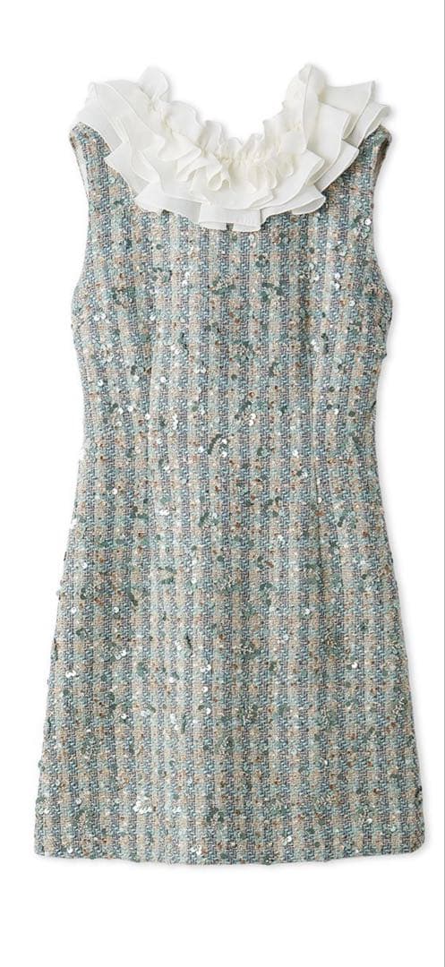 フリルカラー付き2wayミニワンピース(Hearts2Hearts着用)