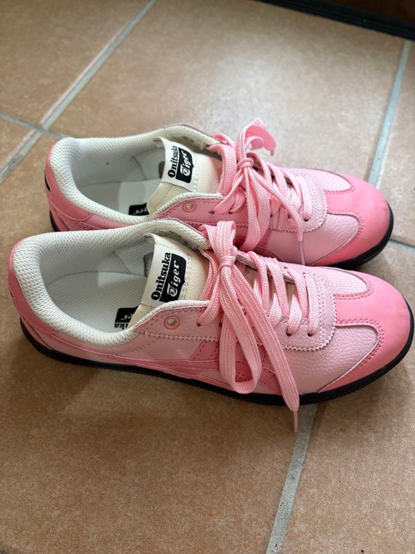 靴 onitsuka tiger tokuten pink