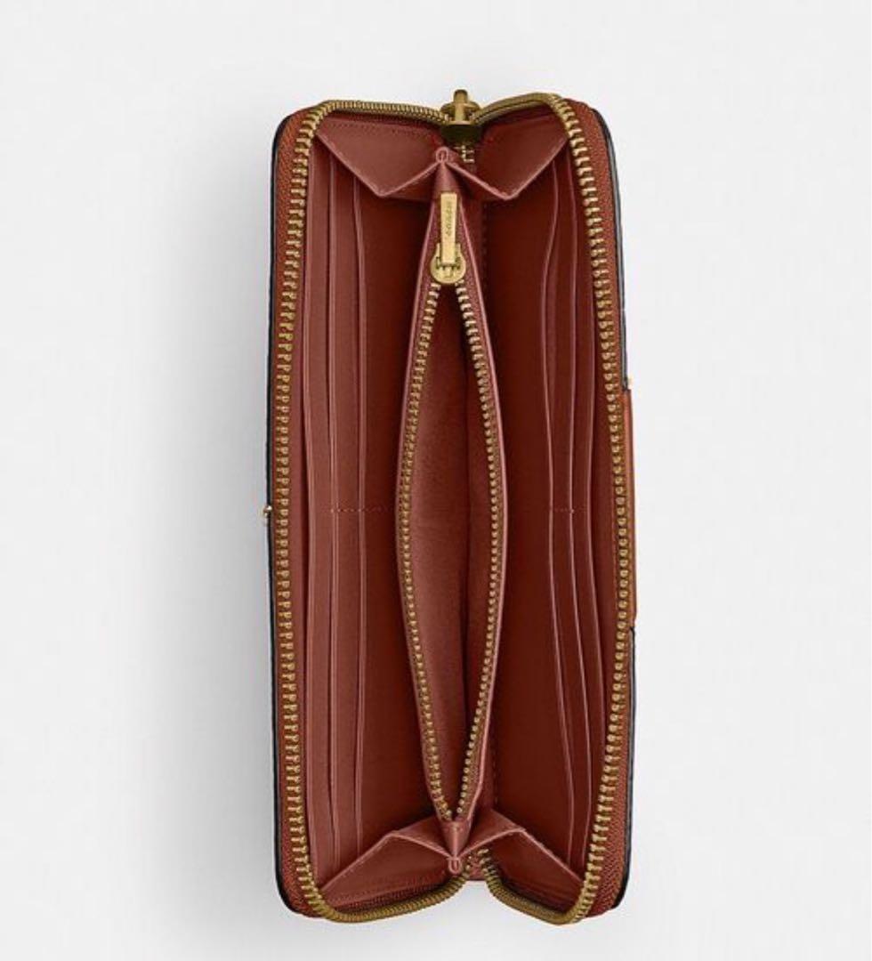 【新品】COACH 長財布 ブラウン/ベージュ