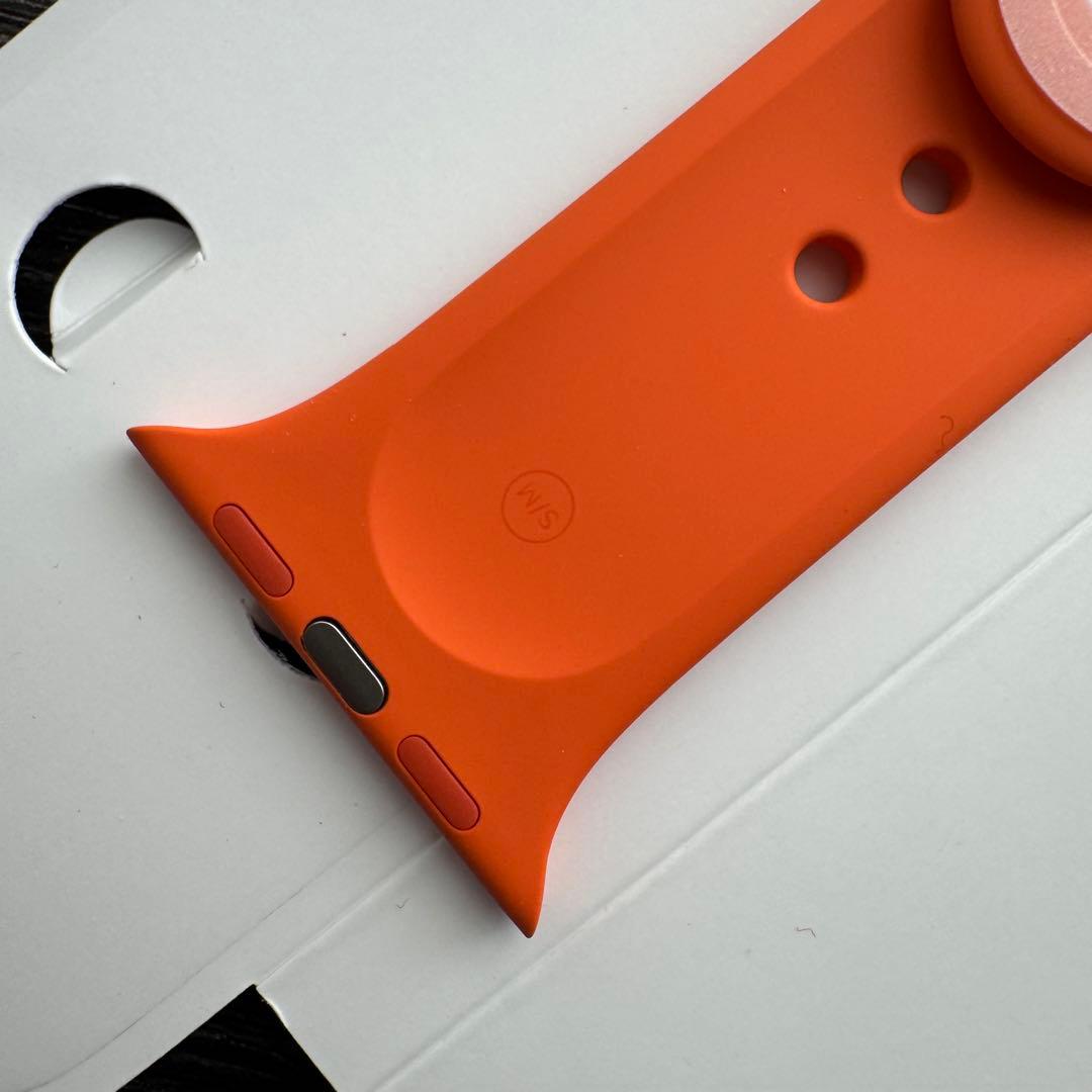 2656 未使用　Apple Watch エルメス　オレンジ　ラバー　スポーツ