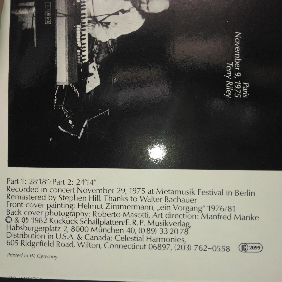 ['82年EU盤LP] テリーライリーDescending Moonshine…