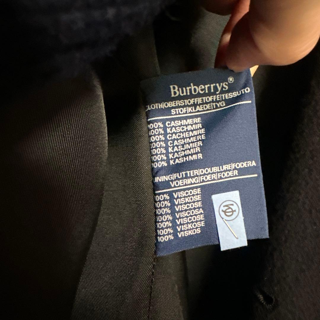 Burberry100%カシミアステンコート