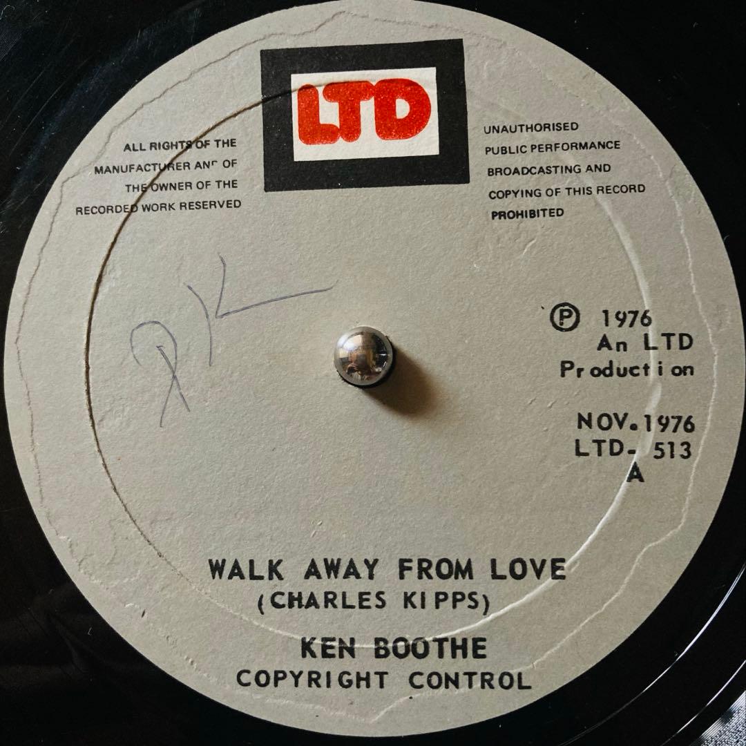 12インチ　KEN BOOTHE - WALK AWAY FROM LOVE