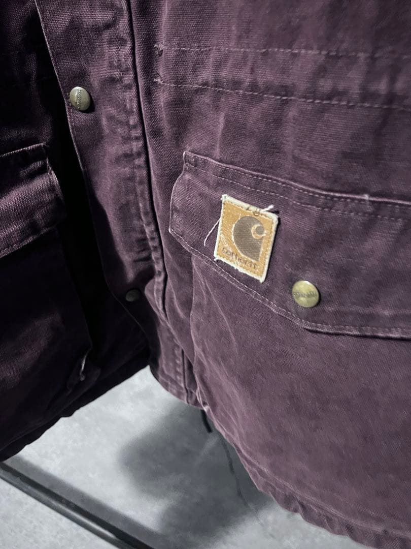 カーハート 紫系 パープル カバーオール フェード