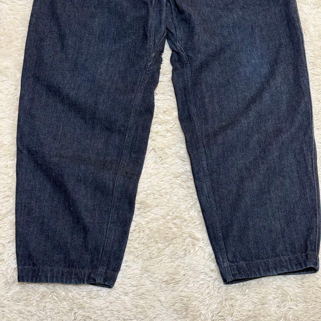 N24FC080 PURPLE LABELデニム ワイドテーパードパンツ