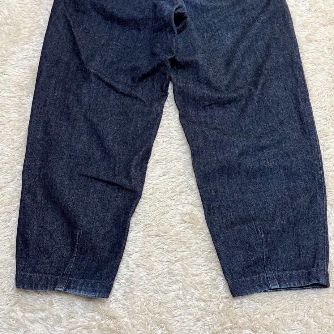 N24FC080 PURPLE LABELデニム ワイドテーパードパンツ