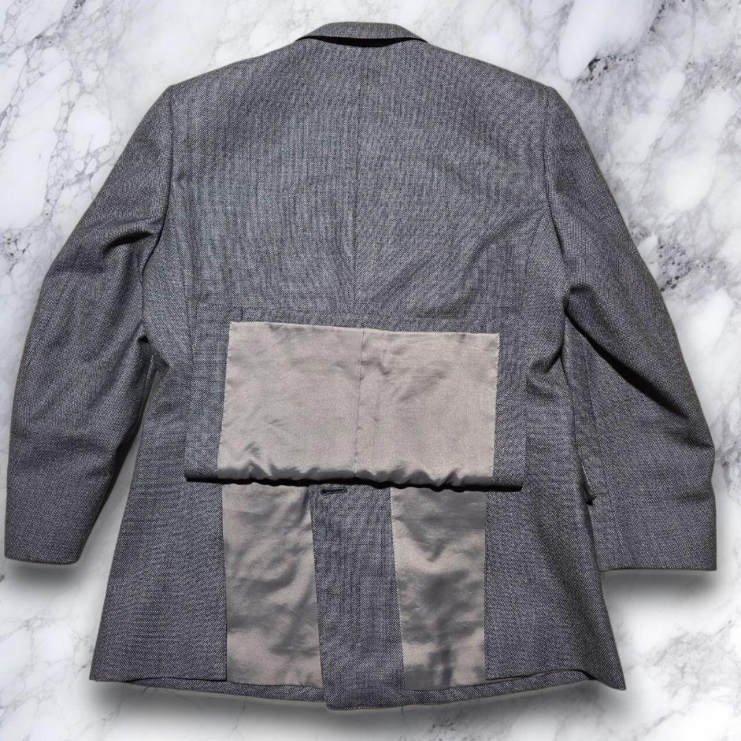 Burberry'sグレー ダブルブレストスーツ ウール混紡 AB5 M〜L