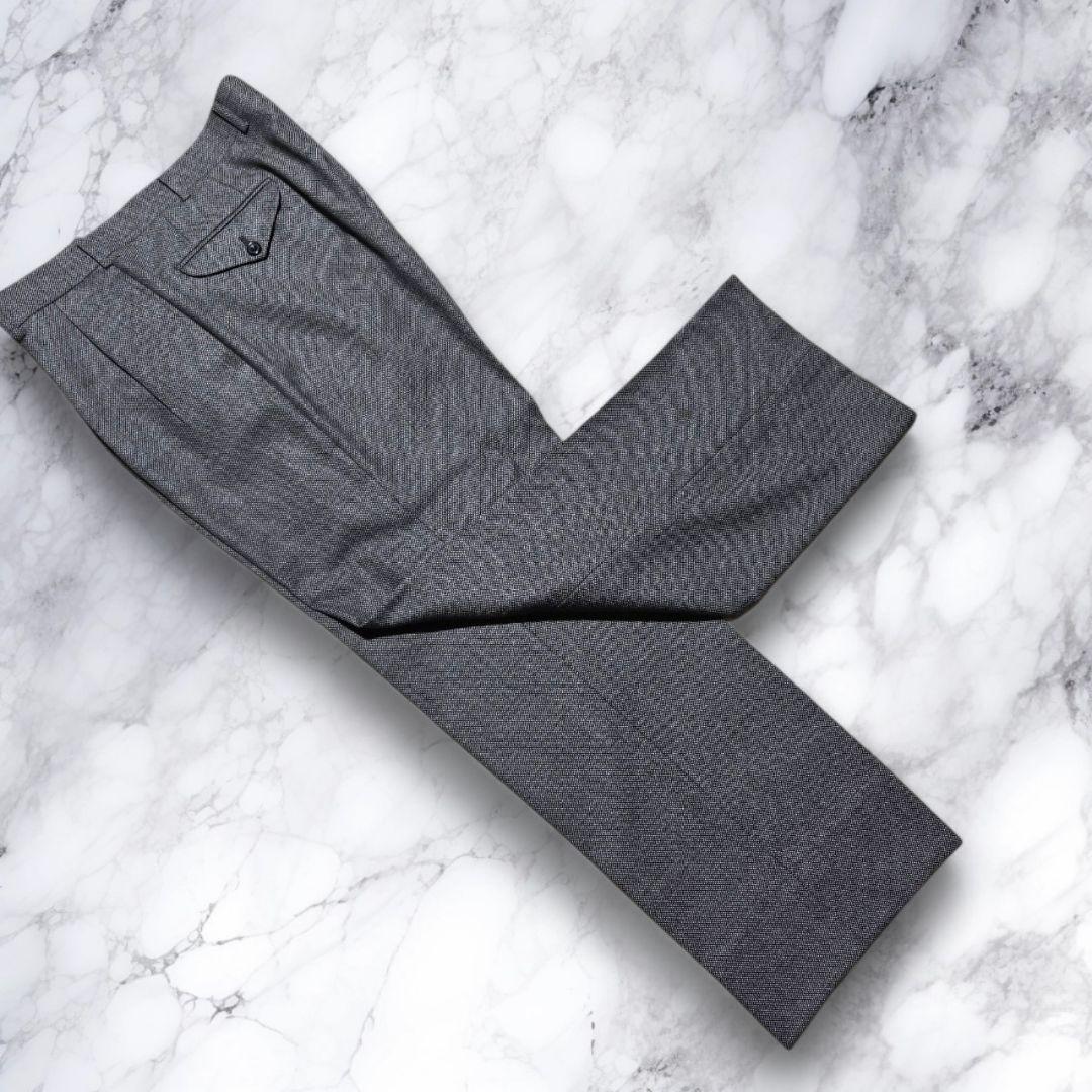 Burberry'sグレー ダブルブレストスーツ ウール混紡 AB5 M〜L