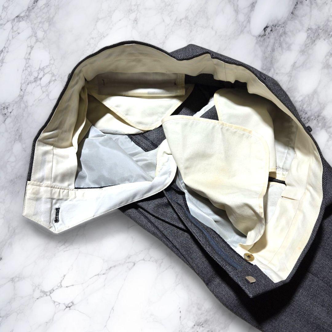 Burberry'sグレー ダブルブレストスーツ ウール混紡 AB5 M〜L