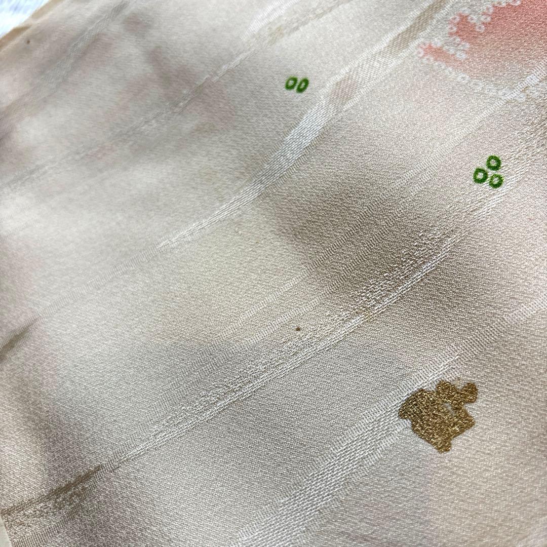 長襦袢　反物　正絹　小松ちりめん　八丁撚糸使用