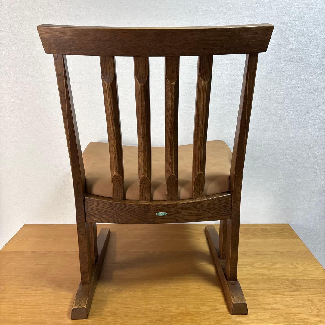 イバタインテリア　ダイニングチェア 飛騨の家具 飛騨古川　日本製 和風　レザー