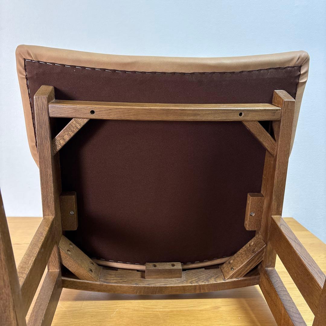 イバタインテリア　ダイニングチェア 飛騨の家具 飛騨古川　日本製 和風　レザー