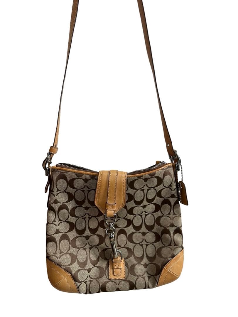 COACH コーチ シグネチャー ショルダーバッグ 長財布 セット ブラウン