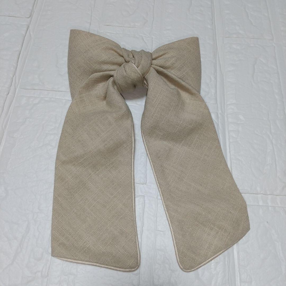 アレクサンドルドゥパリ バレッタ リボン アイボリー