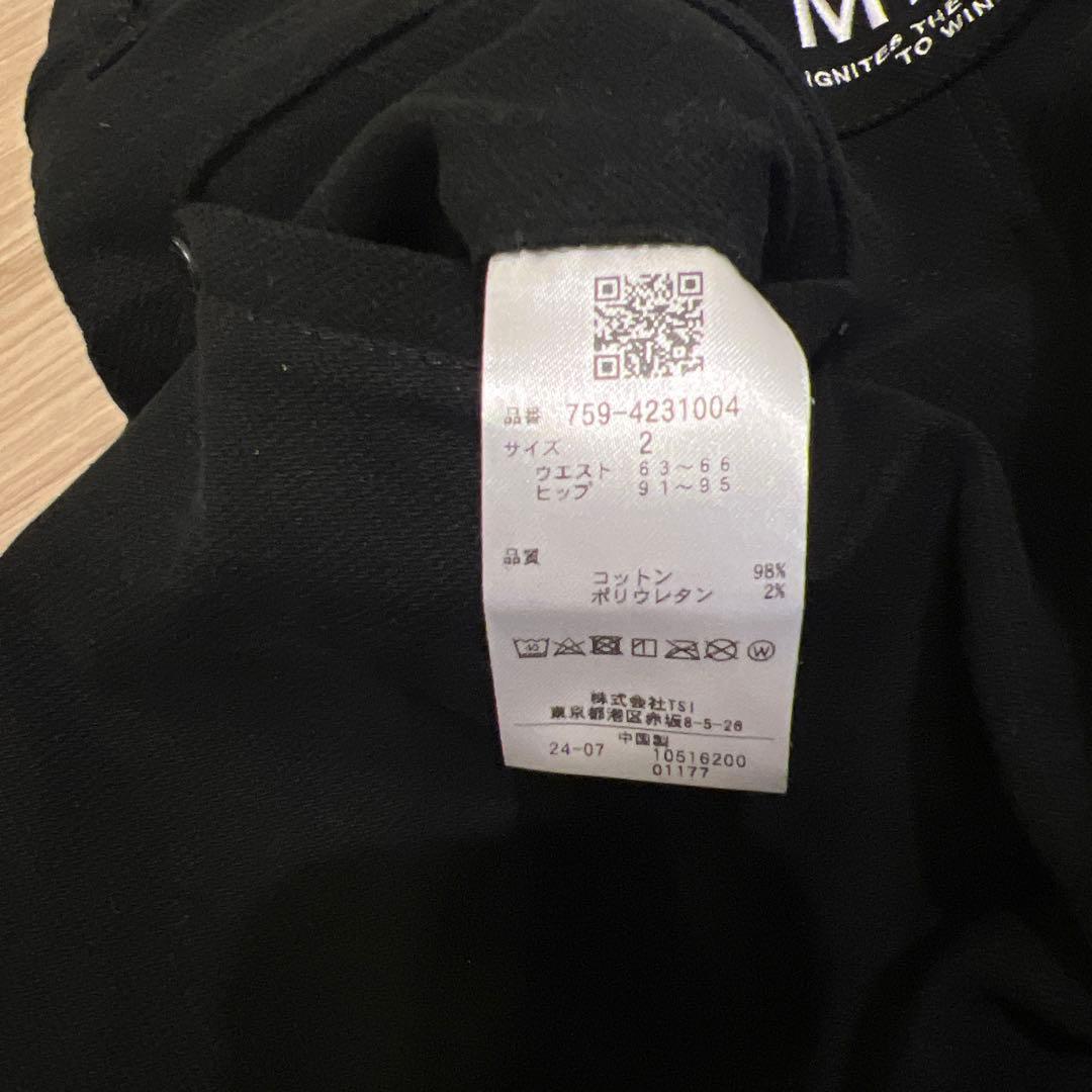 美品　マスターバニーエディション ゴルフ レディース パンツ 黒