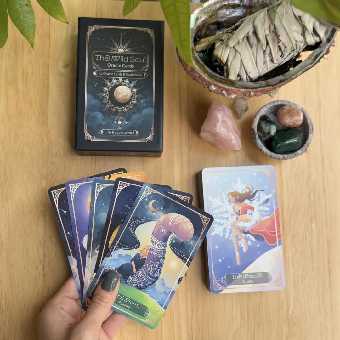 【正規品オラクルカード】希少インディーズ✨人間と動物界を繋ぐ美しい手描きのアート