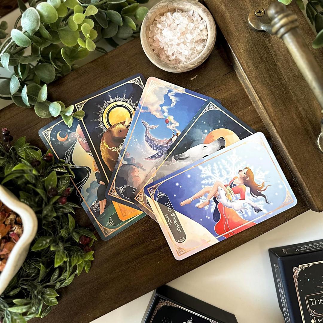 【正規品オラクルカード】希少インディーズ✨人間と動物界を繋ぐ美しい手描きのアート