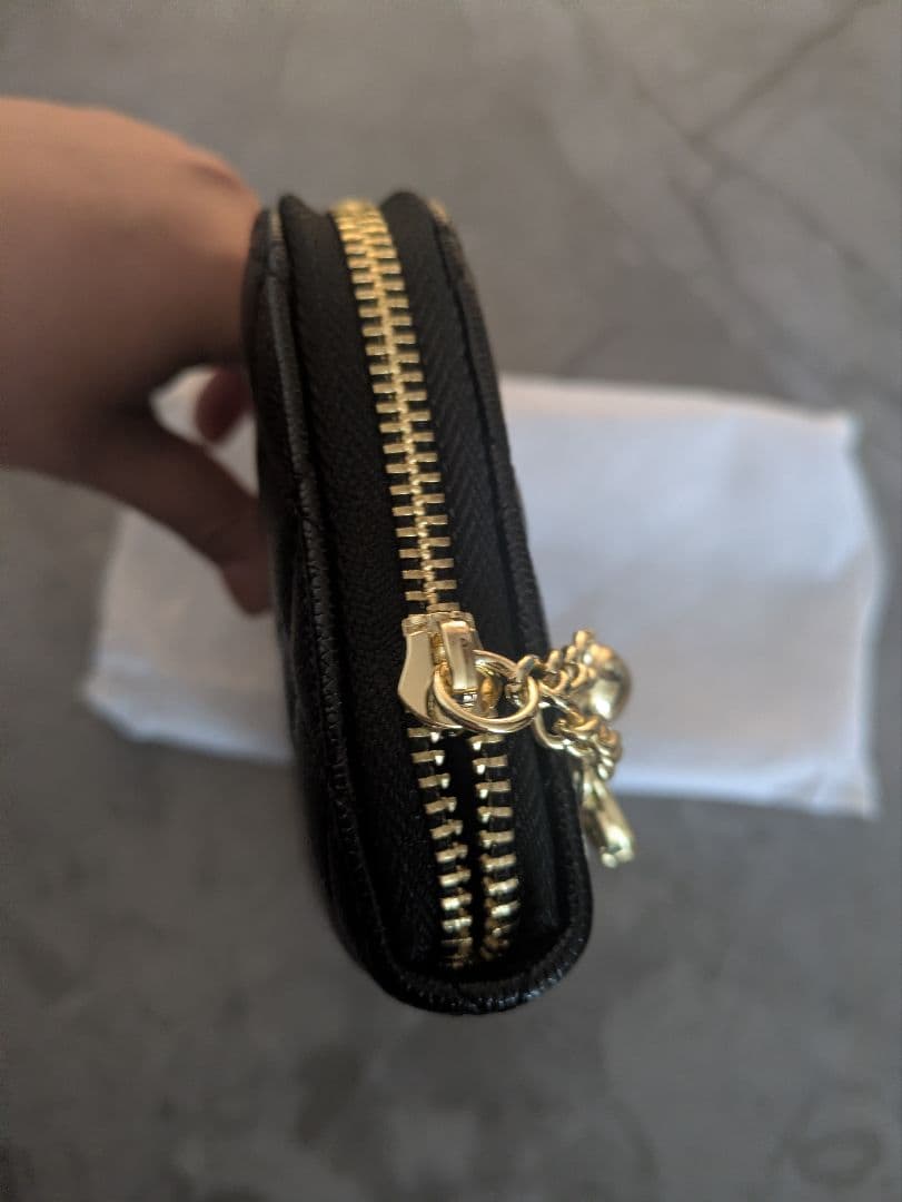【新品・未使用】CHANEL ブラック 長財布 キルティング　ノベルティ