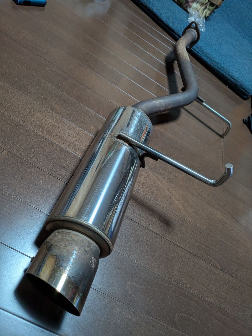 DA63T ステンレスマフラー。静音仕様