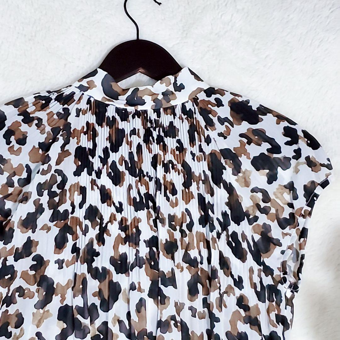 コルコバード ボウタイ シースルー ティアード ロングワンピース 総柄