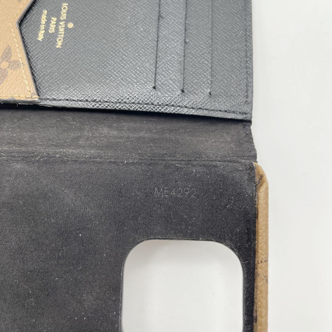 ルイヴィトン iPhone14Pro フォリオ ケース モノグラムリバース