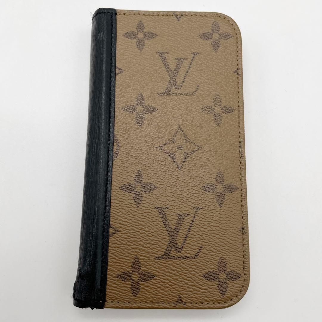 ルイヴィトン iPhone14Pro フォリオ ケース モノグラムリバース