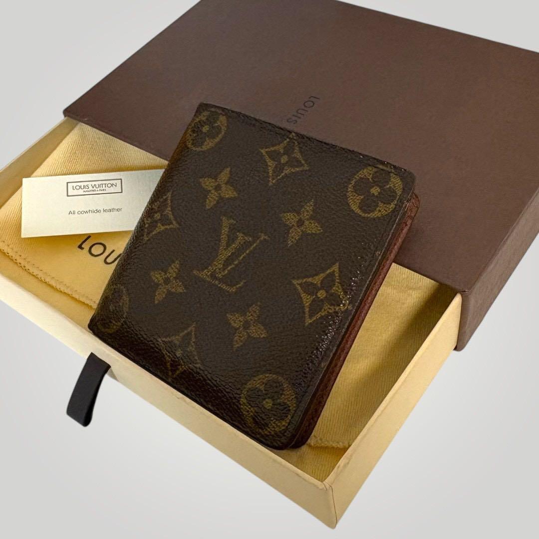 美品‼️ルイヴィトン 財布 ポルトフォイユ マルコ モノグラム 二つ折り財布