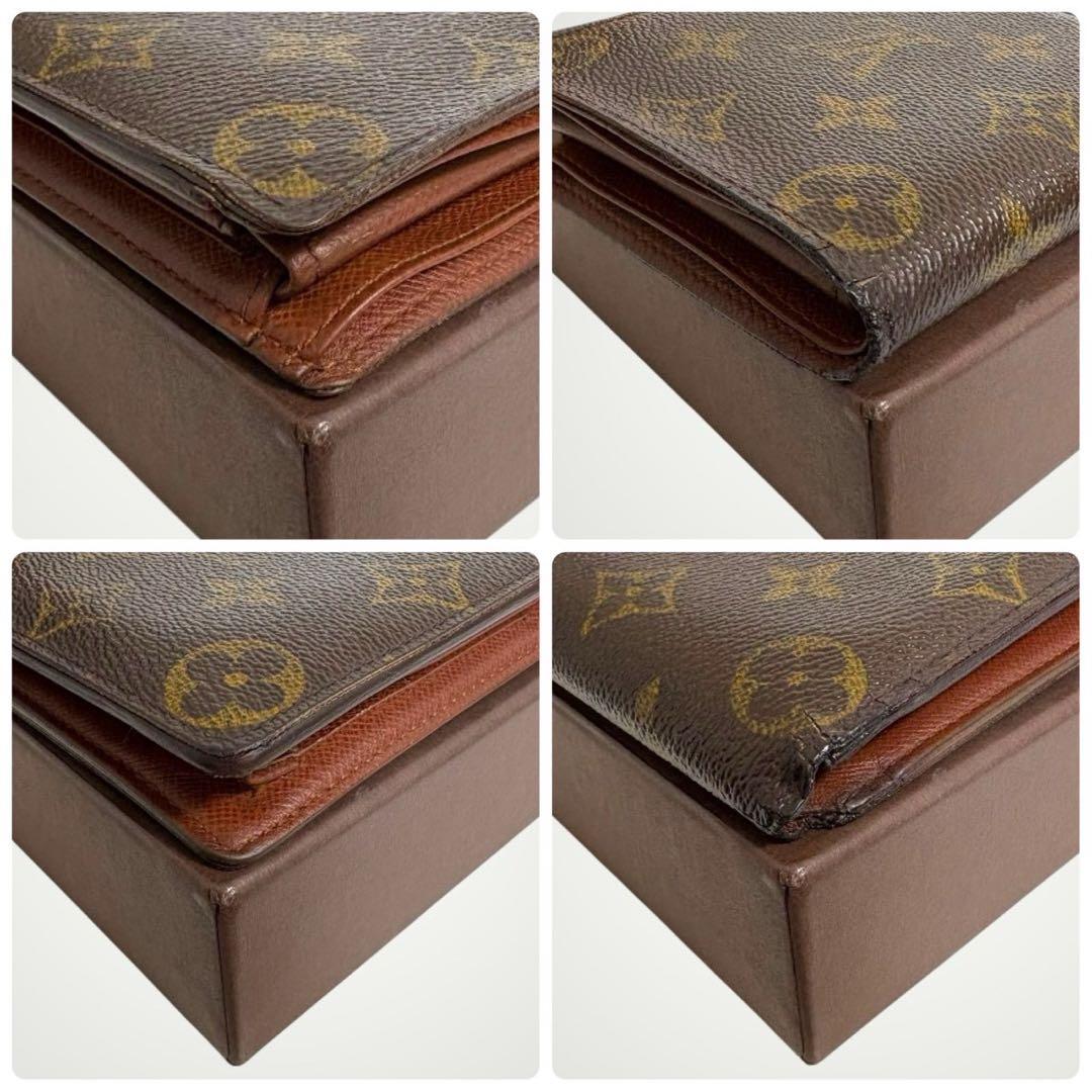 美品‼️ルイヴィトン 財布 ポルトフォイユ マルコ モノグラム 二つ折り財布