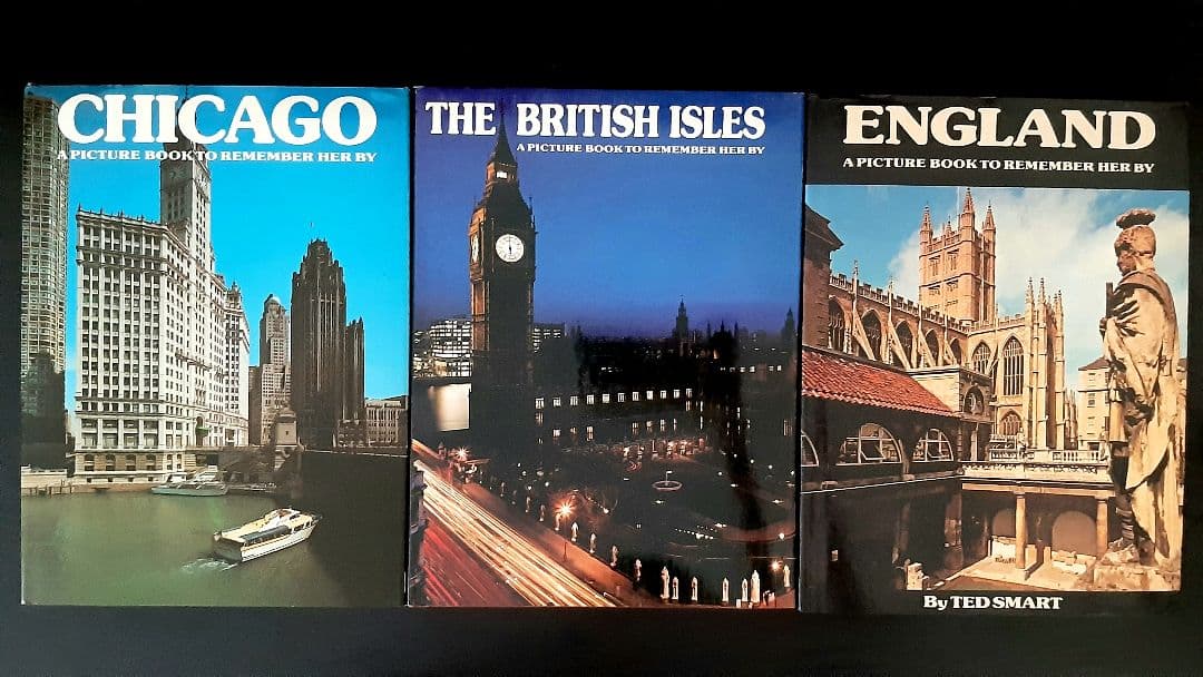 70年代旅行ガイドブック／ヨーロッパ・アメリカ19冊オールカラー写真集（英語版）