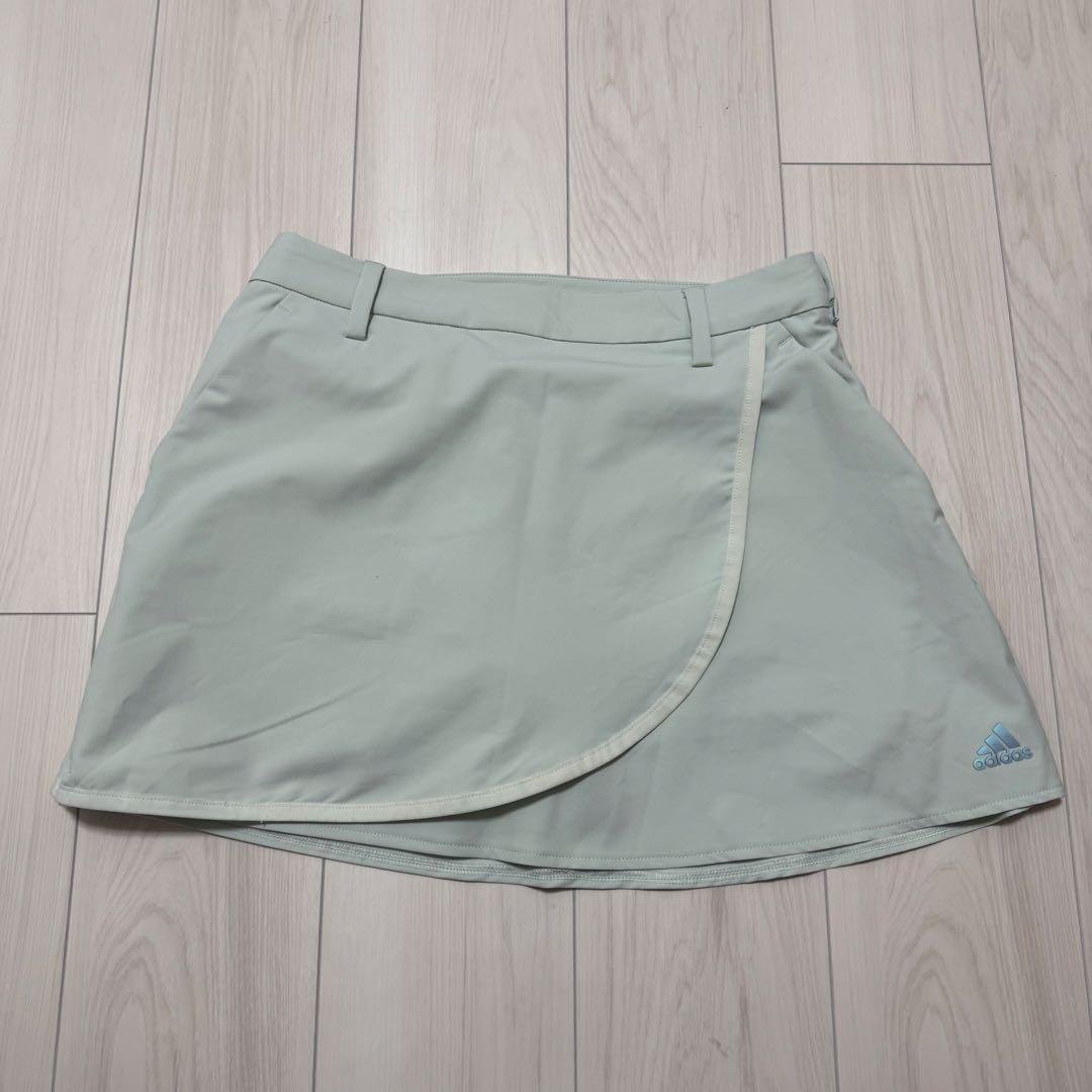 アディダス レディース ゴルフ セットアップ 長袖 セーター 巻きスカート 新品