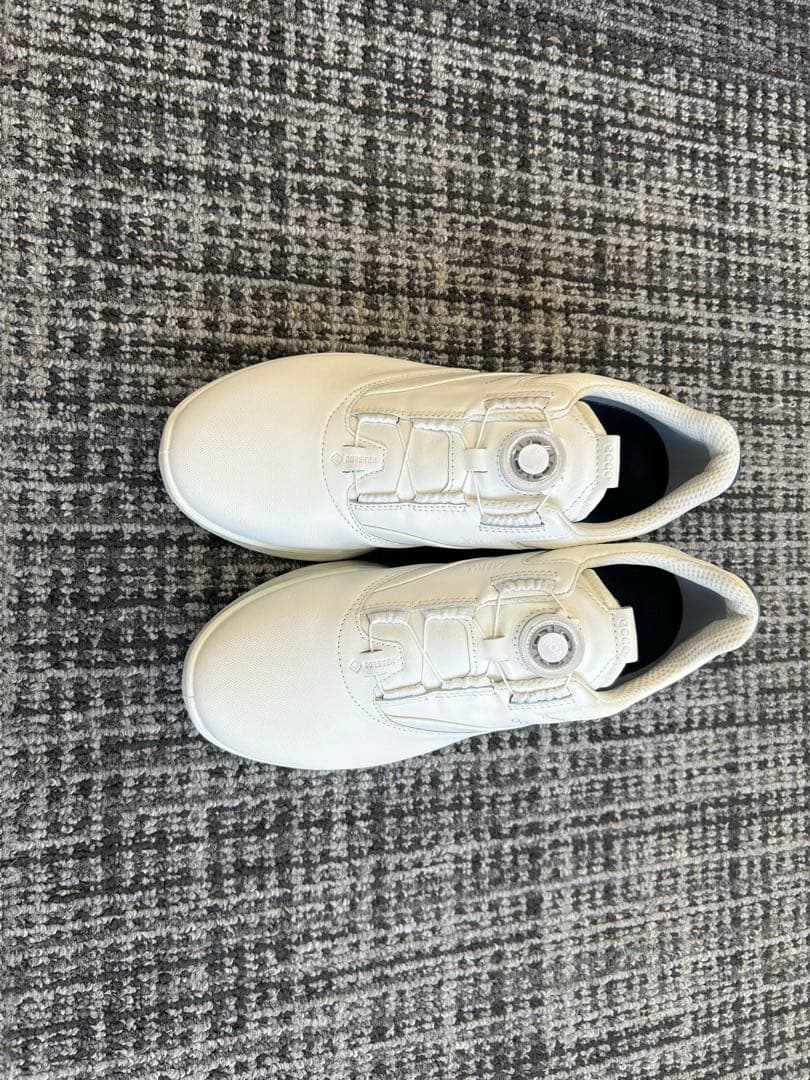 ECCO ゴルフシューズ ホワイト/ネイビー