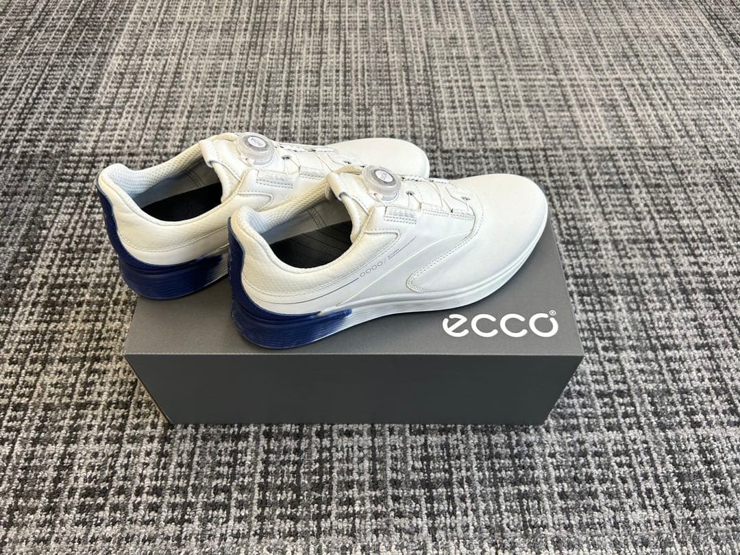 ECCO ゴルフシューズ ホワイト/ネイビー