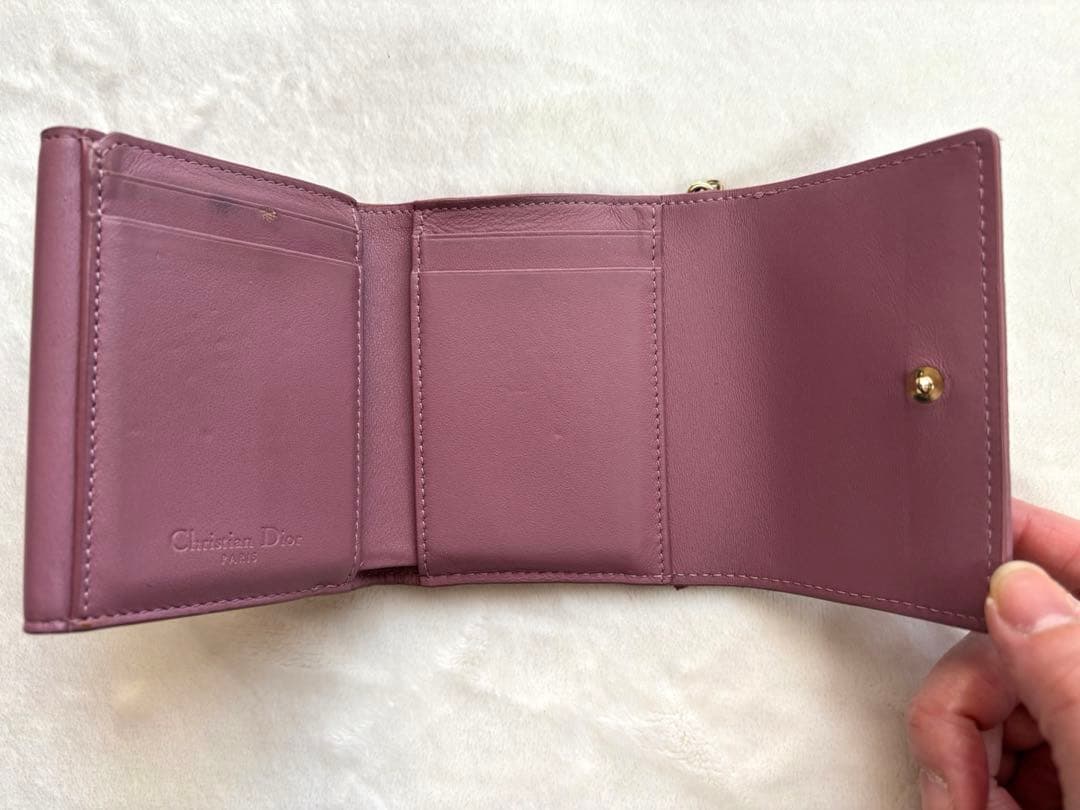 Dior 財布 ローズピンク