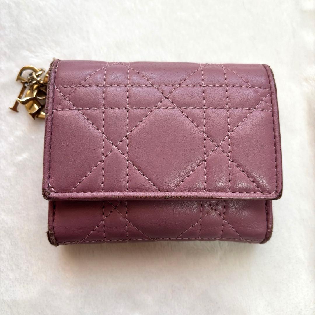 Dior 財布 ローズピンク