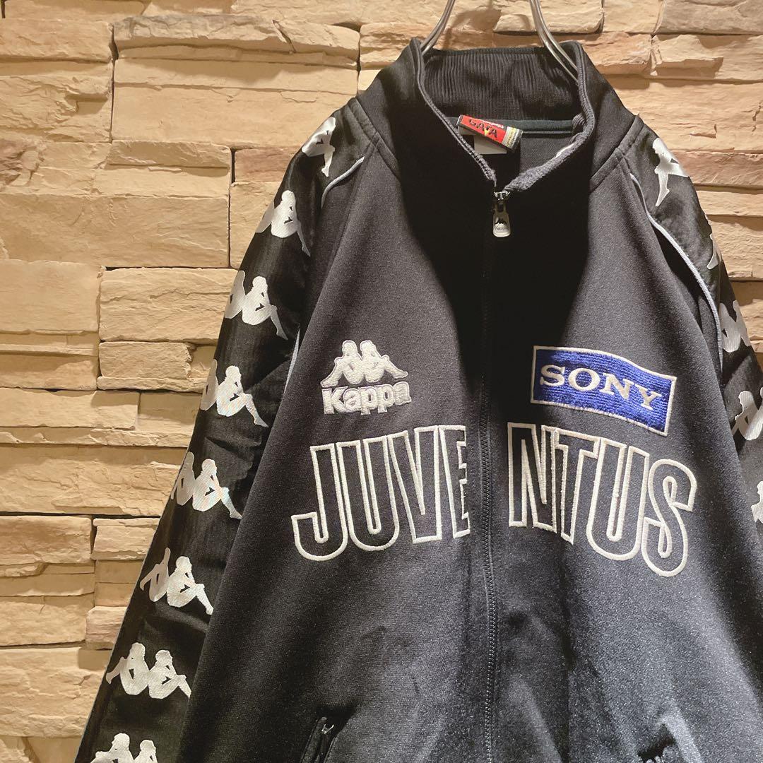 【希少モデル】90s'/KAPPA×ユベントスSONYロゴ/セットアップ/XO