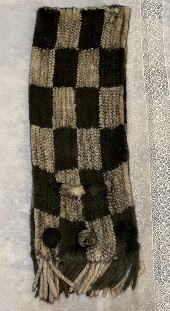 SAGA MINK ファー　毛皮　高級感　羽織り　マフラー　美品