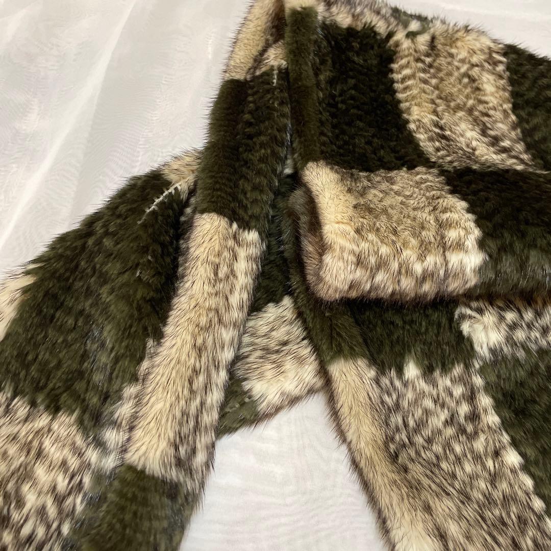 SAGA MINK ファー　毛皮　高級感　羽織り　マフラー　美品